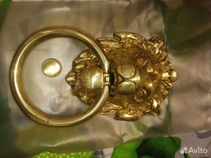 Ручка на дверь (стучалка) латунь литье