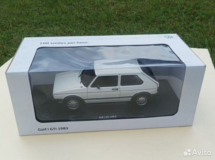 Масштабная модель Volkswagen Golf 1 GTI 1983 1:18