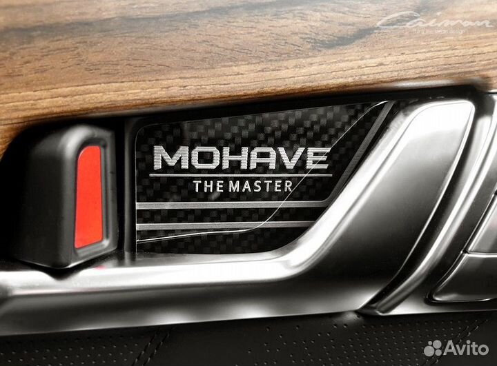 Декоративные накладки в дверные ручки kia mohave 2