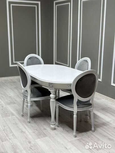 Стол со стульями \оплата при получении