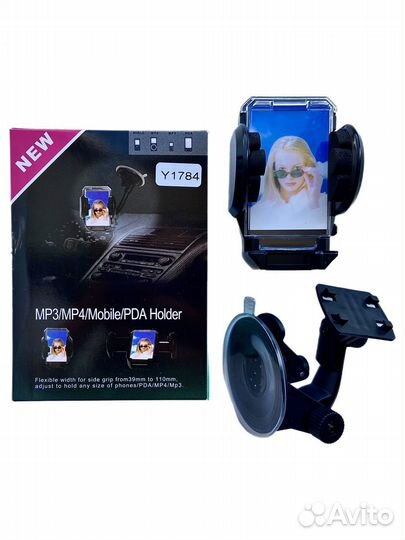 Держатель телефона Y -1784 на присоске поворотный