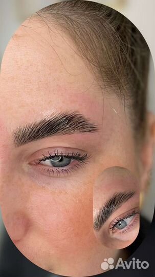 Ламинирование ресниц/ оформление бровей