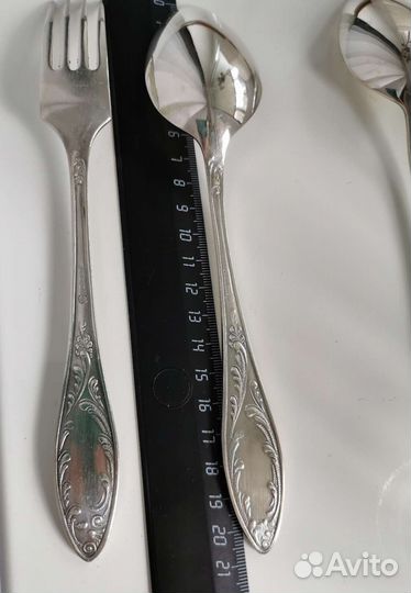 Мельхиоровые вилки ложки СССР