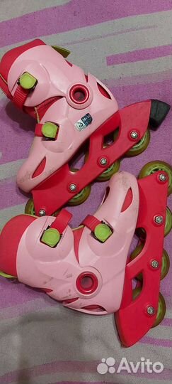 Роликовые коньки детские раздвижные