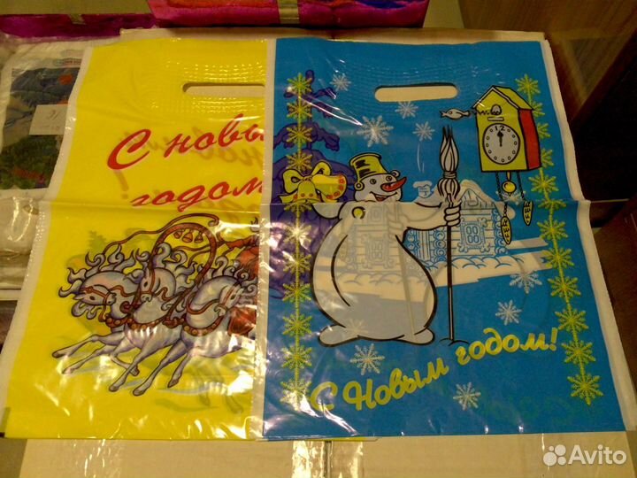 Пакеты Новогодние от 3,50 руб/шт