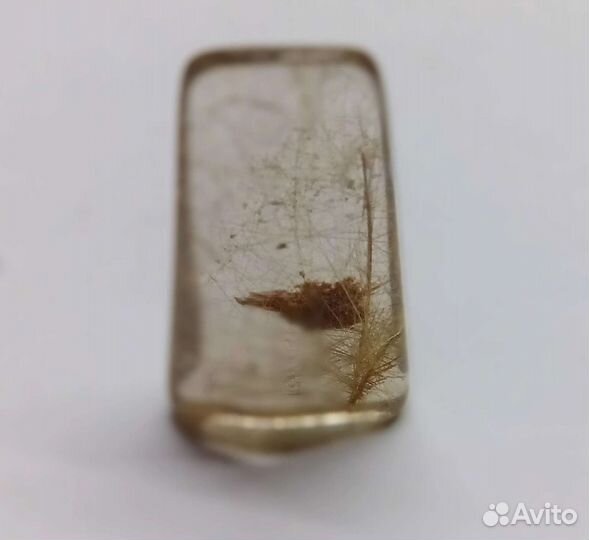 Кварц с рутилом