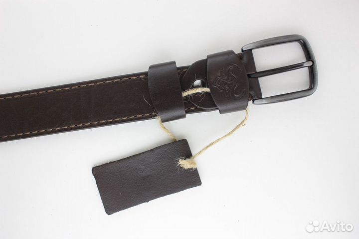 Ремень из кожи буйвола 40 мм