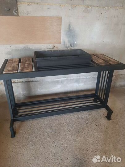 Крытый кованный мангал