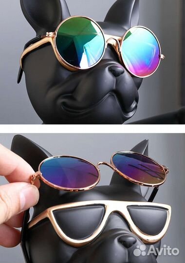 Подставка для бокалов французский бульдог