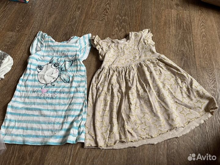 Вещи пакетом на девочку, рост 98