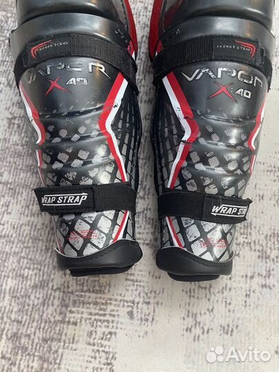 Щитки хоккейные детские bauer