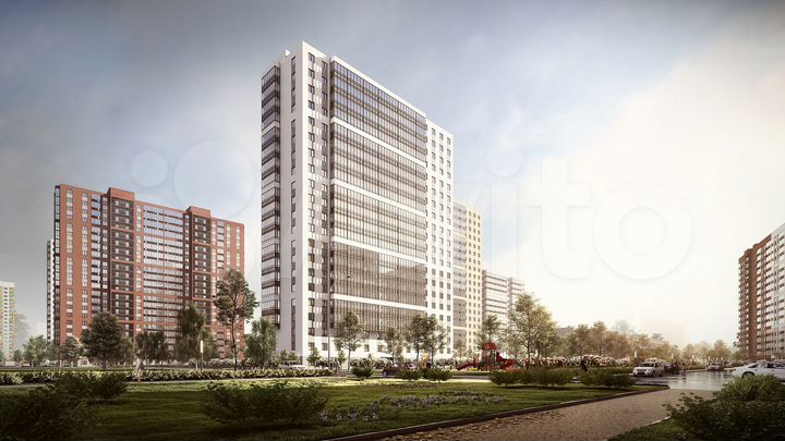 Квартира-студия, 33,7 м², 1/17 эт.