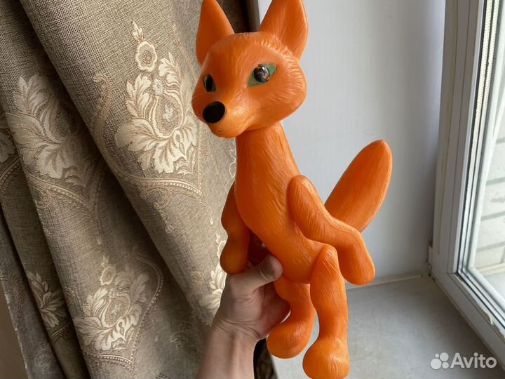 Игрушка лиса СССР