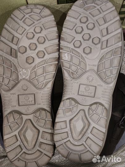 Сапоги зимние мужские кожаные