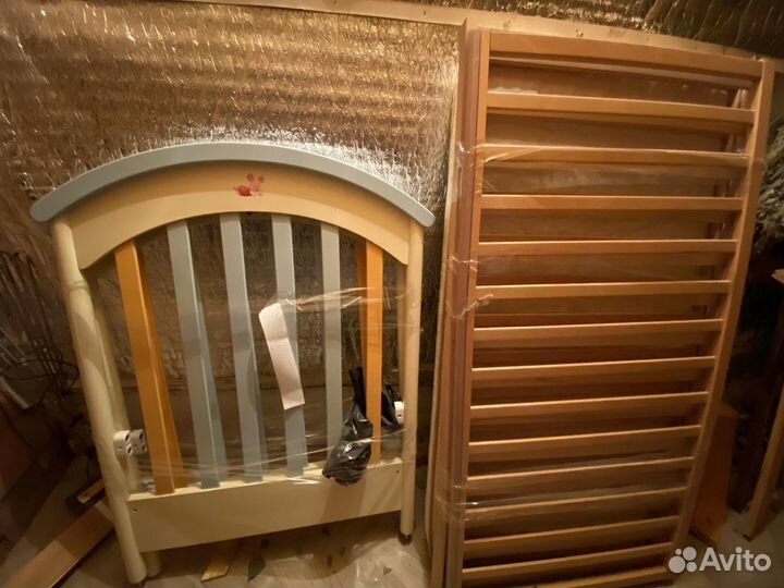 Детская европейская кровать с ортопед-м матрасцем