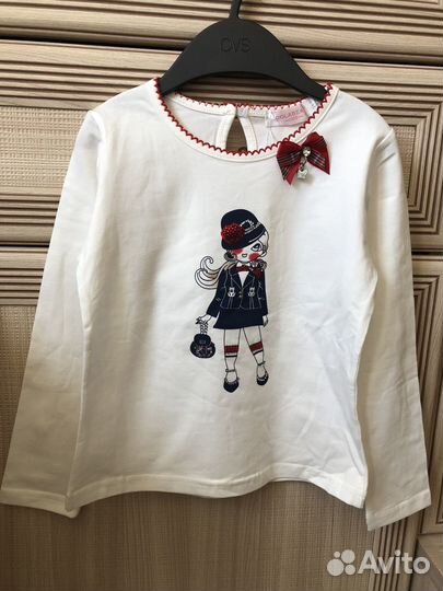 Много новых фирменных вещей для девочки 104