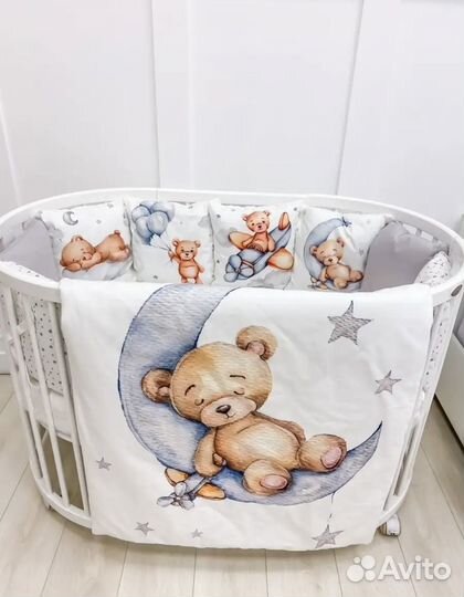 Комплект бортиков в кроватку