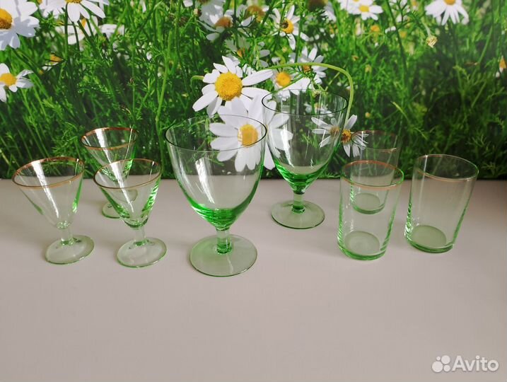 Бокалы фужеры рюмки стекло СССР