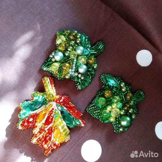 Брошь ручной работы