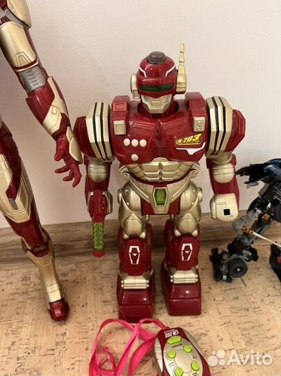 Роботы железный человек набор игрушек для мальчика