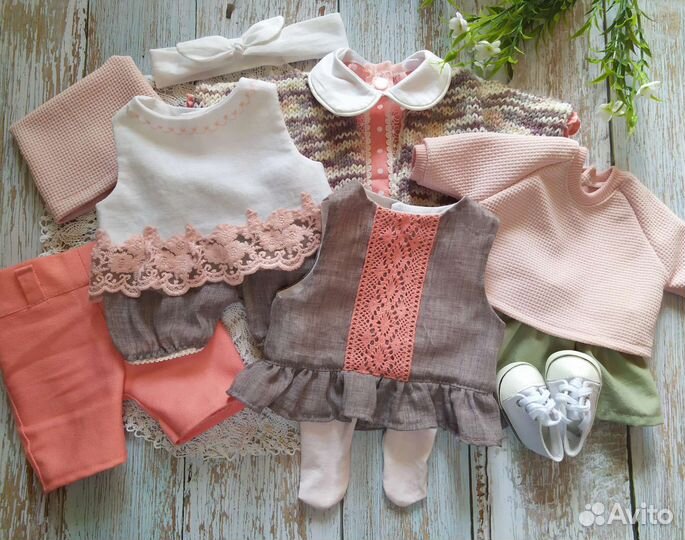 Одежда для куклы беби борн