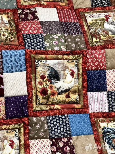 Лоскутное одеяло покрывало Народные мотивы