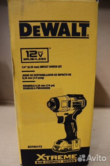 Импульсный шуруповерт Dewalt DCF801F2
