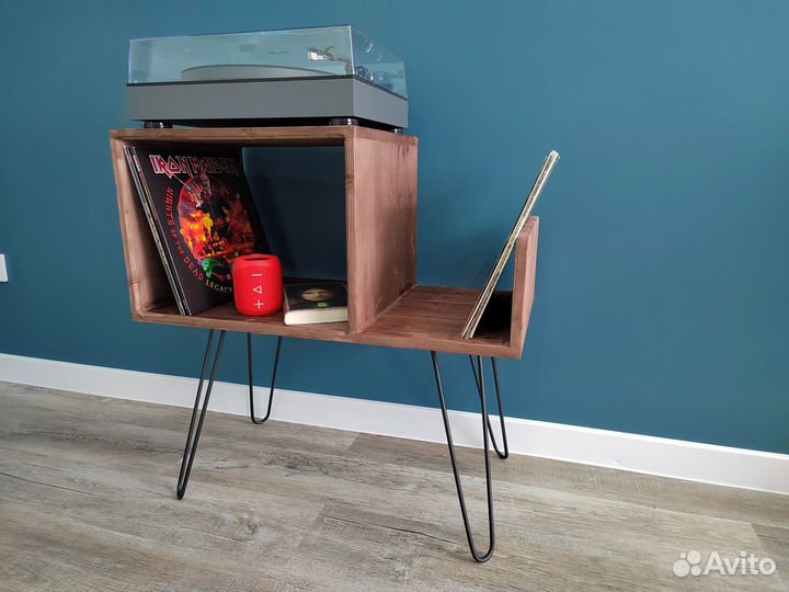 Стойка, тумба, по проигрыватель и пластинки