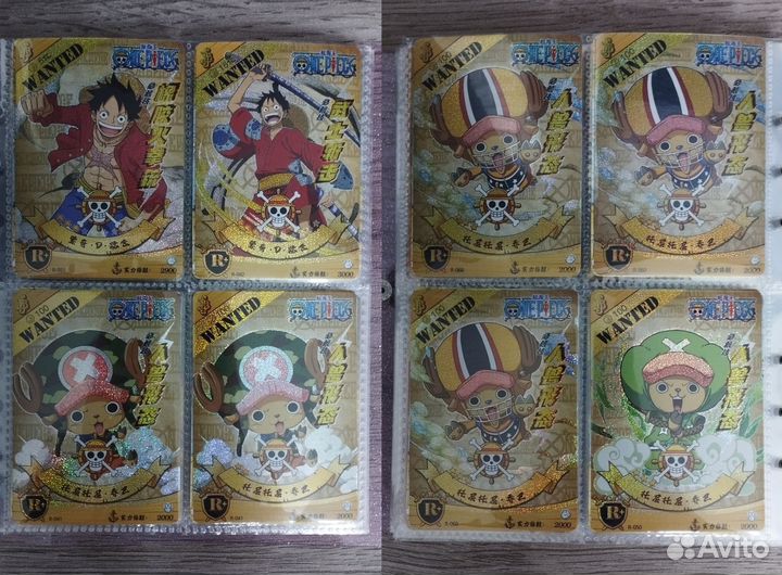 Коллекционные карточки ван пис и др