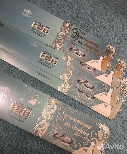 Открытки разные, наборы, свадебные приглашения