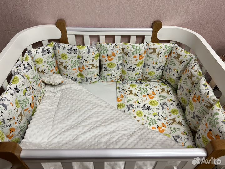 Бортики в детскую кроватку