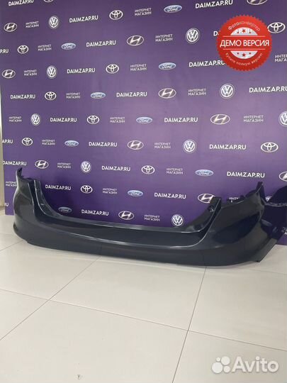 Бампер Задний Ford Focus 3 темно-серый bmze