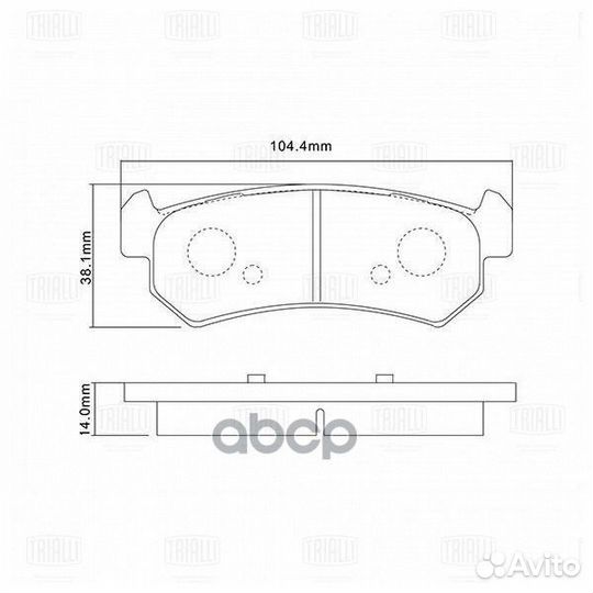 Колодки тормозные для а/м Chevrolet Lacetti (04)