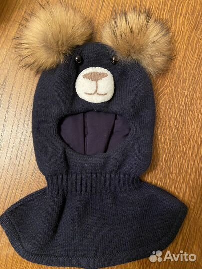 Шапка шлем зимняя