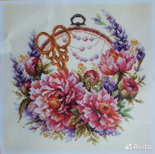 Набор для вышивания крестиком (остатки)