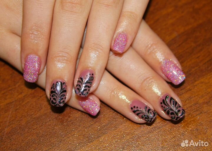 Маникюр,покрытие гель-лаком,рисунки любой сложнос
