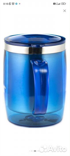 Термо кружка 400 мл с крышкой