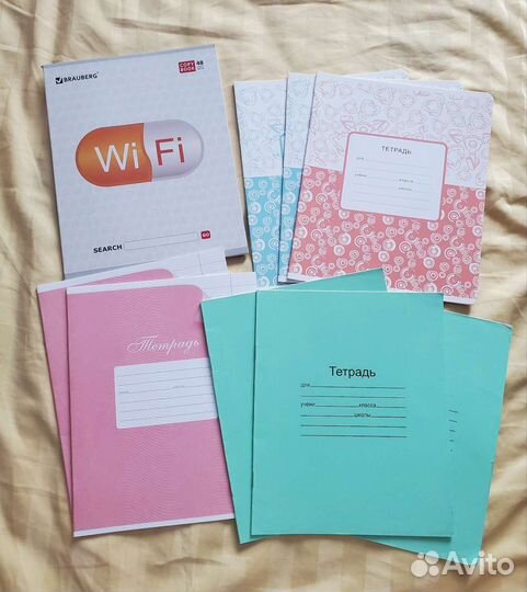 Тетради школьные в линейку 9шт