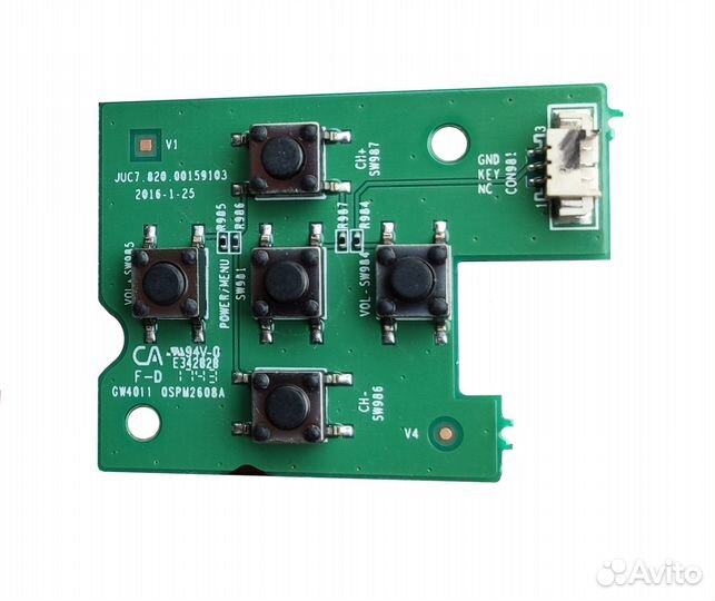 Кнопки для телевизоров JUC7.820.00159103