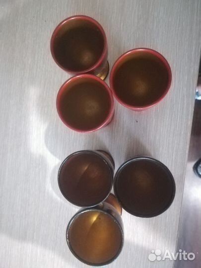 Рюмка дерево хохлома СССР