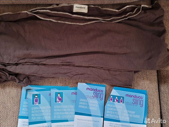 Трикотажный слинг manduca