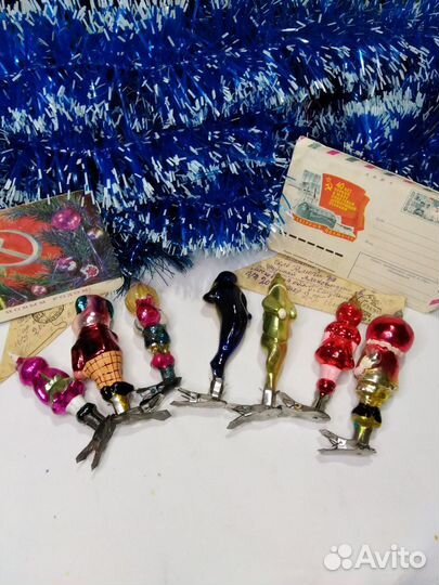 Елочные игрушки СССР