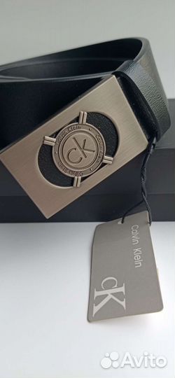 Мужской кожаный ремень Calvin klein