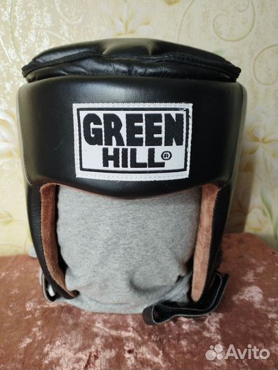 Боксерский шлем green hill best