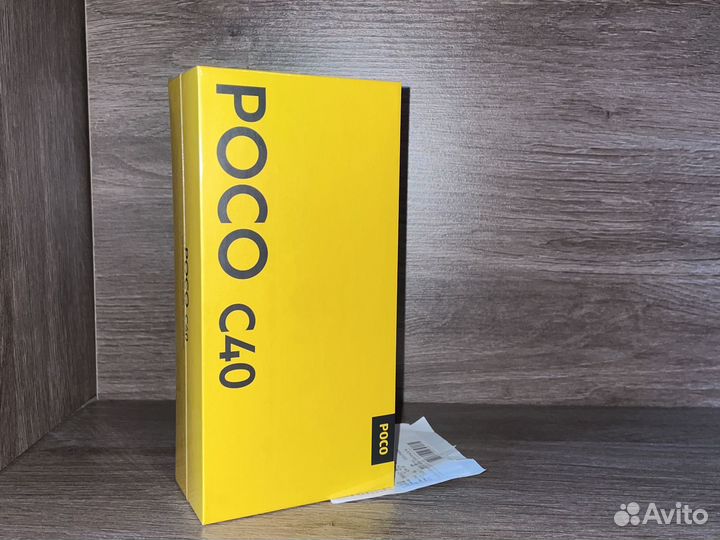 Смартфон poco C40 4/64GB Black запечатанный