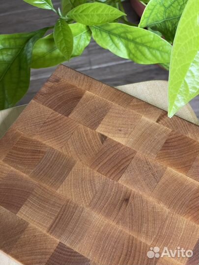 Доска кухонная разделочная торцевая компактная