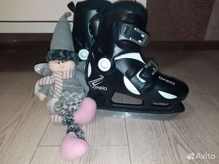 Коньки раздвижные хоккейные 34-36