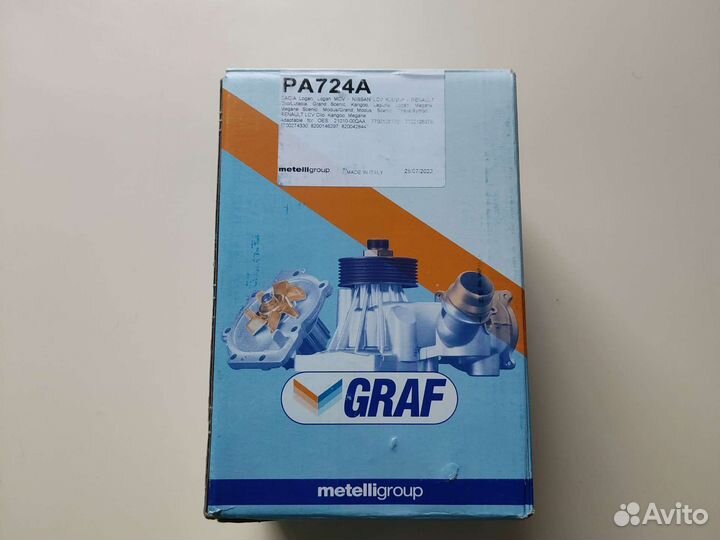 Помпа renault logan/fluence/megane