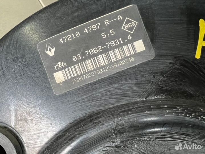 Усилитель тормозов вакуумный Renault Arkana пробег