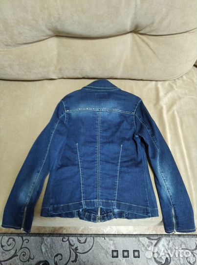 Джинсовая куртка для девочки 134